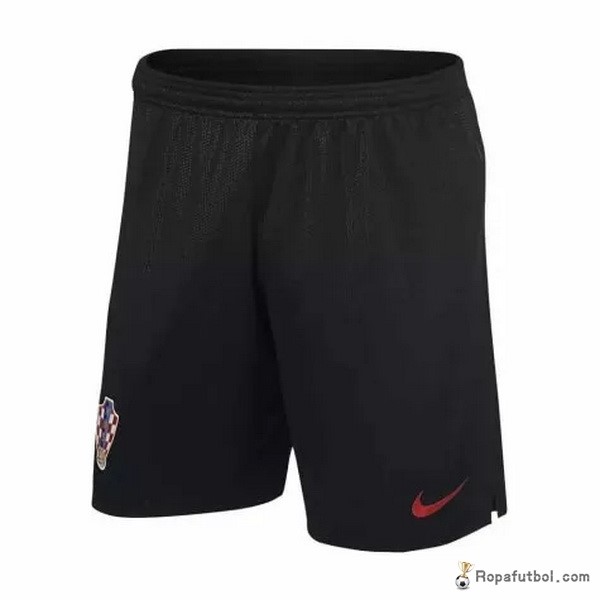 Pantalones Croatia Replica Segunda Ropa 2018 Negro